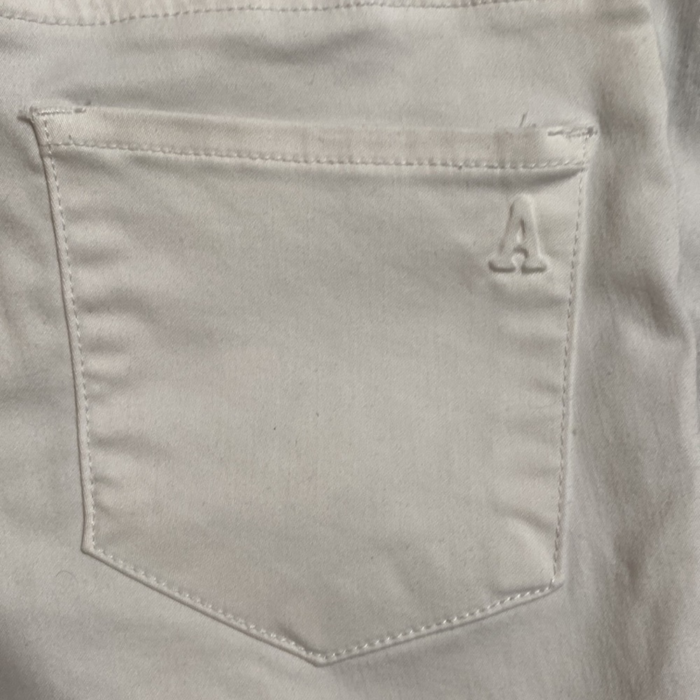 Articles of society white racer with satin stations women size 25 like new ❤️🔥 - Picture 11 of 14